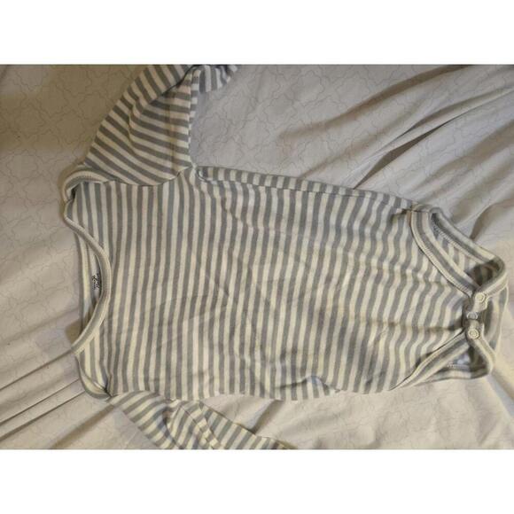 Touched by Nature Baby Bodysuit 18M Organic Cotton Striped - Picture 1 of 2